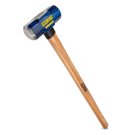 Estwing 8-Pound Hard Face Sledge Hammer, 30-Inch Hickory Handle 42350